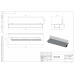 Топливный блок SteelHeat LINE GLASS 600
