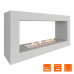 Биокамин SteelHeat FRAME ONE 900 белый Биокамин SteelHeat FRAME ONE 900 белый