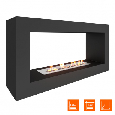 Биокамин SteelHeat FRAME ONE 900 черный