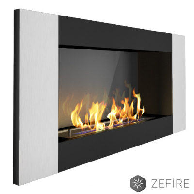 Биокамин встраиваемый ZeFire ELLIOT vertical 900 со стемалитом